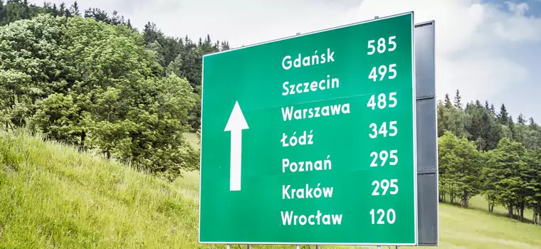 Dokąd liczone są odległości na znakach drogowych?