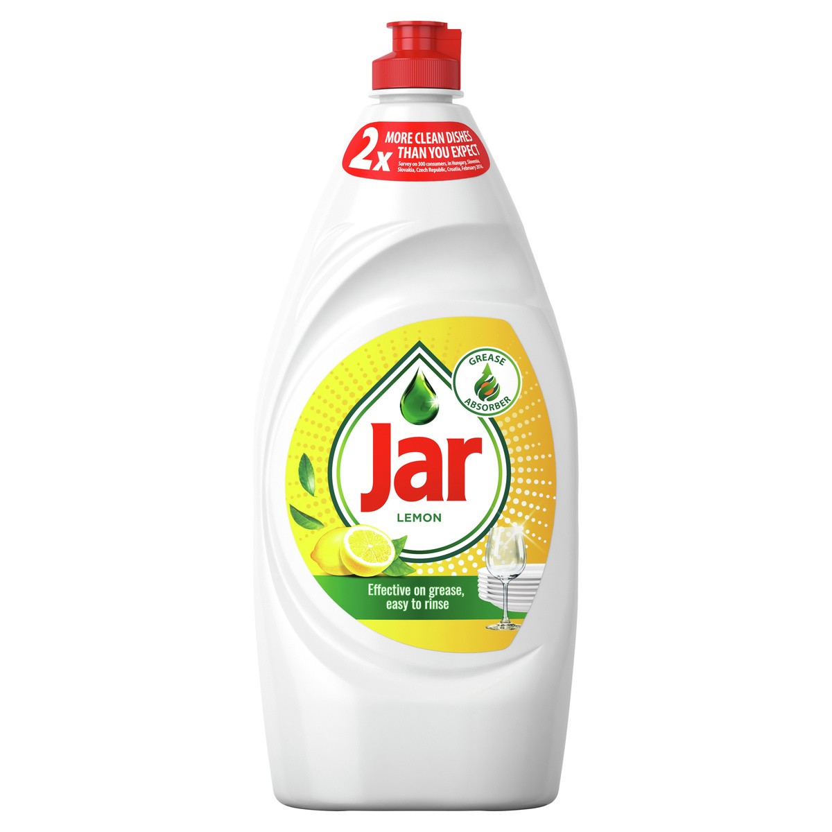 Jar Lemon Folyékony Mosogatószer 1 539 Ft/900 ml (1,71 Ft /1 ml) az eMAG weboldalán, mobilapplikációján és üzleteiben, GLAMOUR-kuponnal, 30% kedvezménnyel 1 077,3 Ft/900 ml (1,19 Ft/ 1 ml)