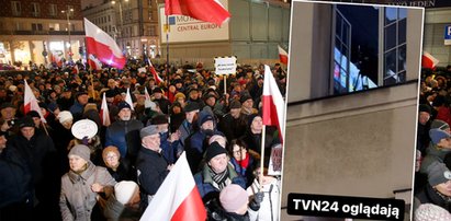 Kulisy protestu pod TVP wyszły na jaw. Jedna rzecz szczególnie zaskakuje