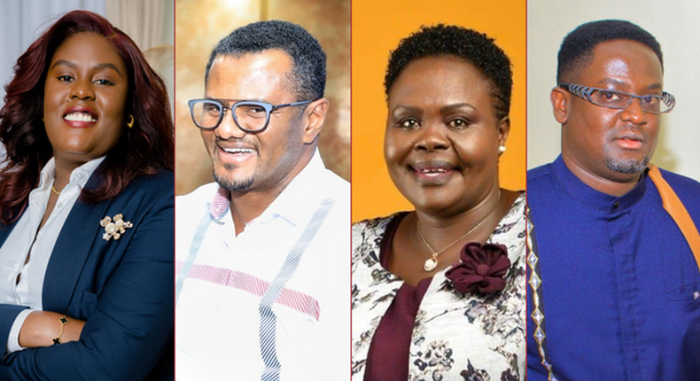 Kenya's new EALA representatives Winnie Odinga, former Senator Hassan Omar, former Nandi Woman Representative Zipporah Kering and Kennedy Kalonzo 