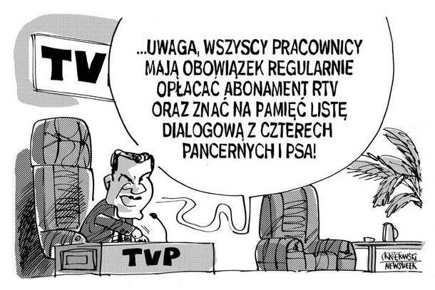 Obowiazki pracownika TVP