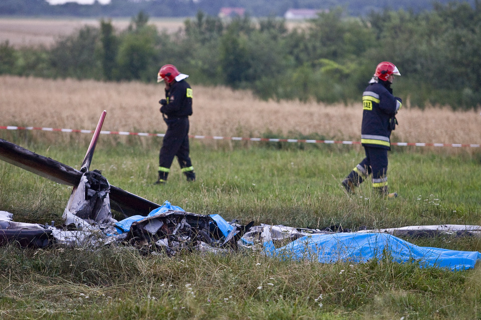 RADAWIEC WYPADEK AWIONETKI OFIARY