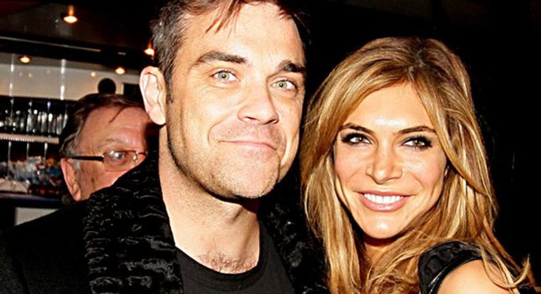 Robbie Williams and wife, Ayda Field