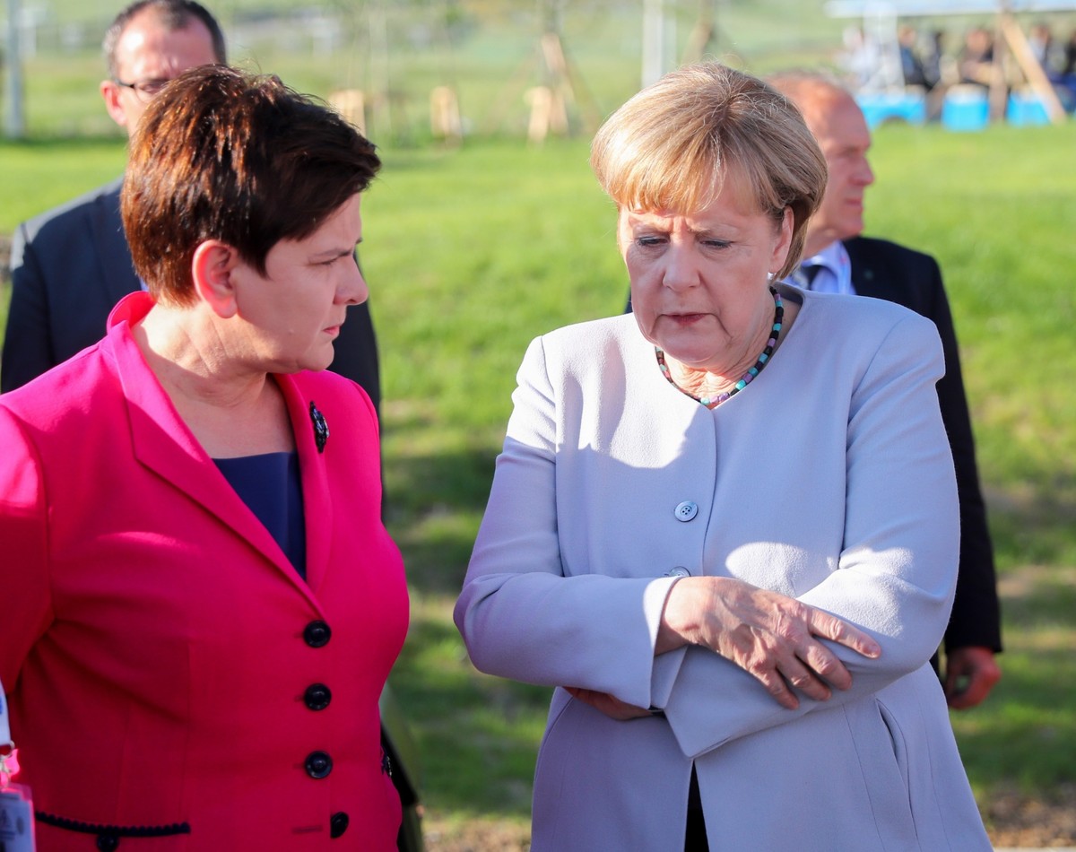 Beata Szydło i Angela Merkel