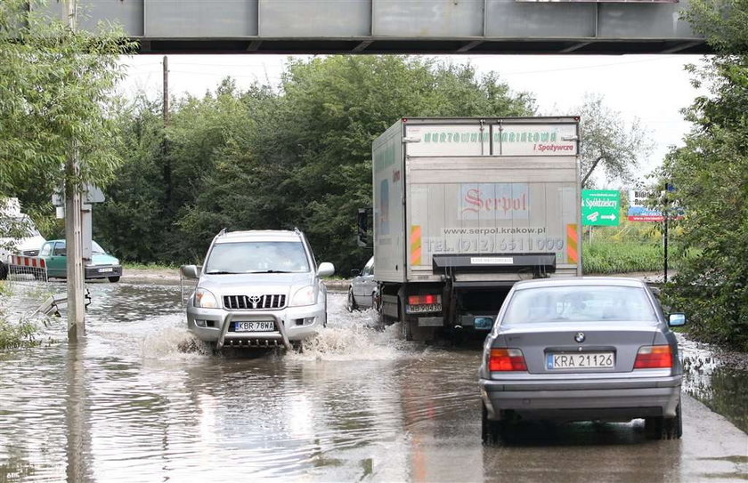 Złocien, zalania