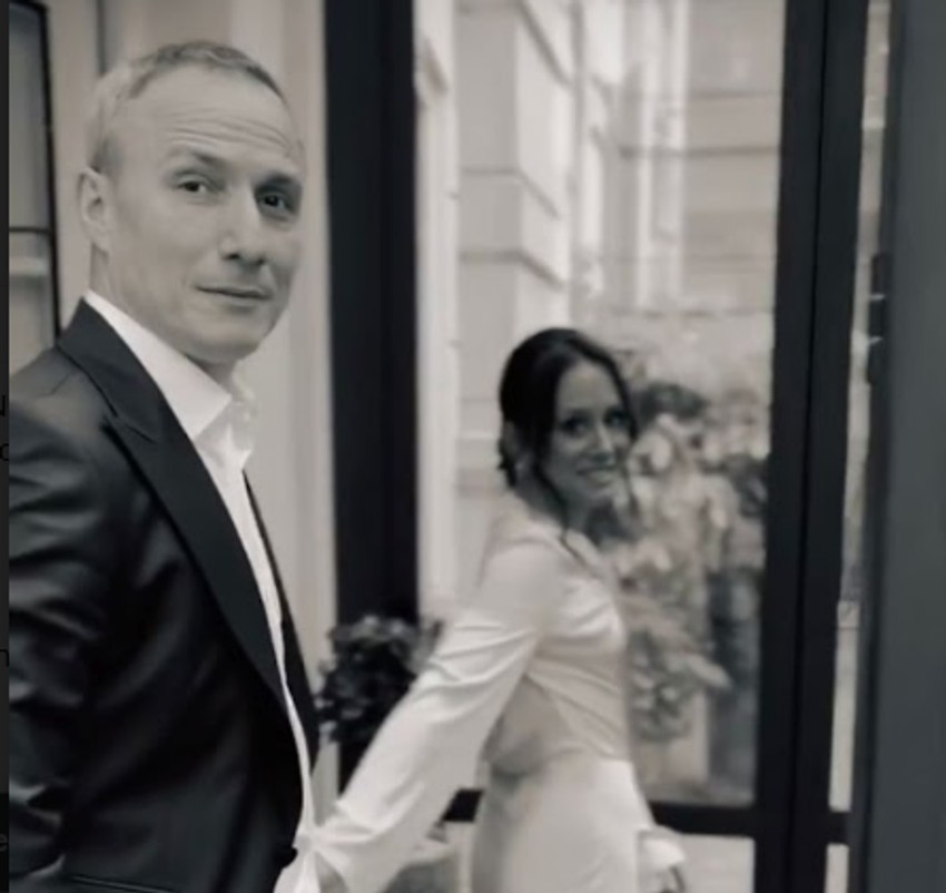 Miloš Timotijević sa novom suprugom Tijanom