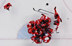 Radość w Kanadzie po zwycięstwie nad Szwecją w Soczi