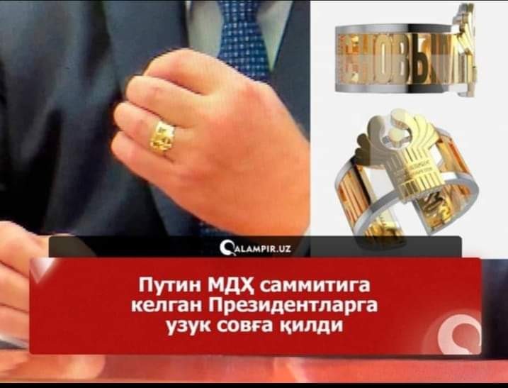 Putin daroval prezidentom "prstene moci".