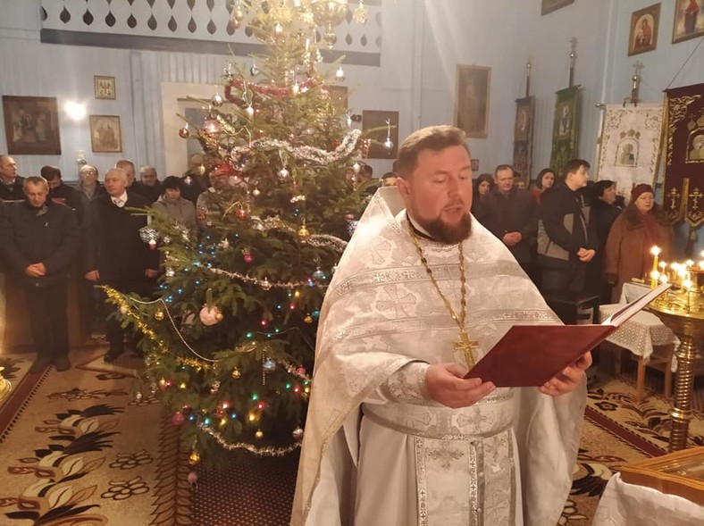 Ks. Aleksander Aleksiejuk, proboszcz Prawosławnej Parafii Przemienienia Pańskiego w Topolanach 