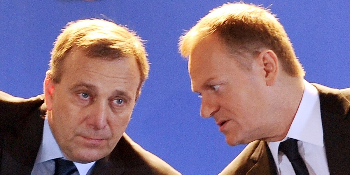 Donald Tusk i Grzegorz Schetyna