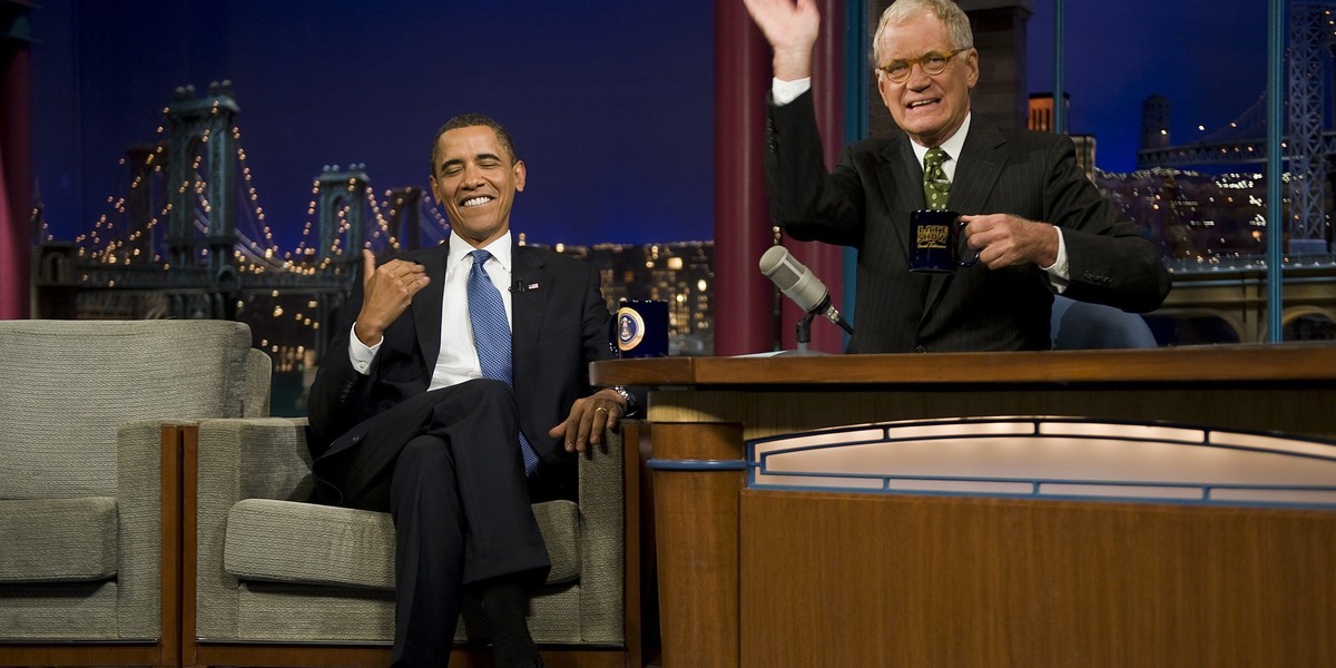 Barack Obama David Letterman