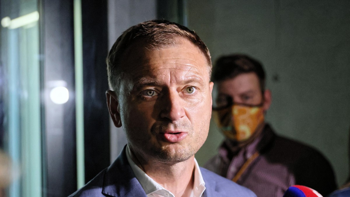 Warszawa, 21.06.2021. Poseł KO Sławomir Nitras.