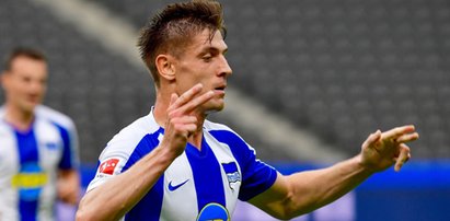 Gol Krzysztofa Piątka nie pomógł. Hertha wysoko przegrała z Eintrachtem