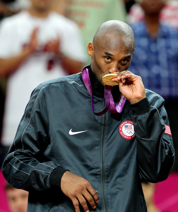 Kobe Bryant - drugie mistrzostwo olimpijskie - 2012 r.