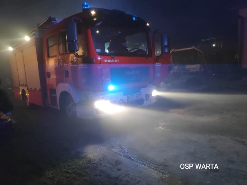 Patrzył, jak płonie jego dobytek. Nie wytrzymał