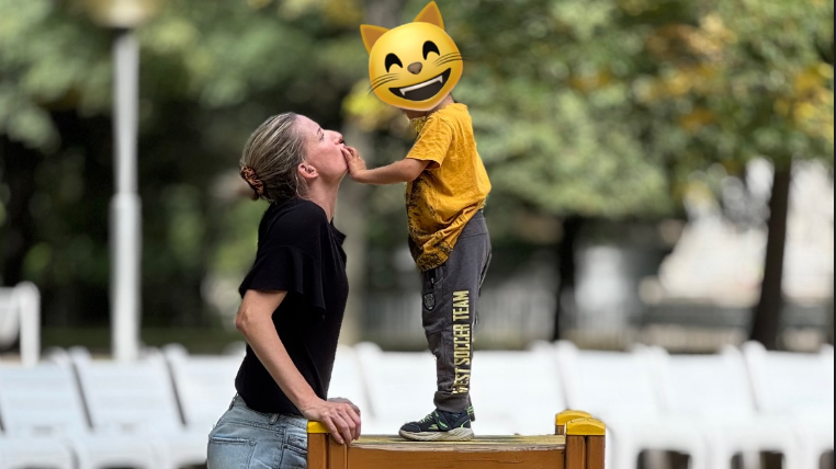 Adela Vinczeová so synom Maxíkom. IG: @viktorvincze