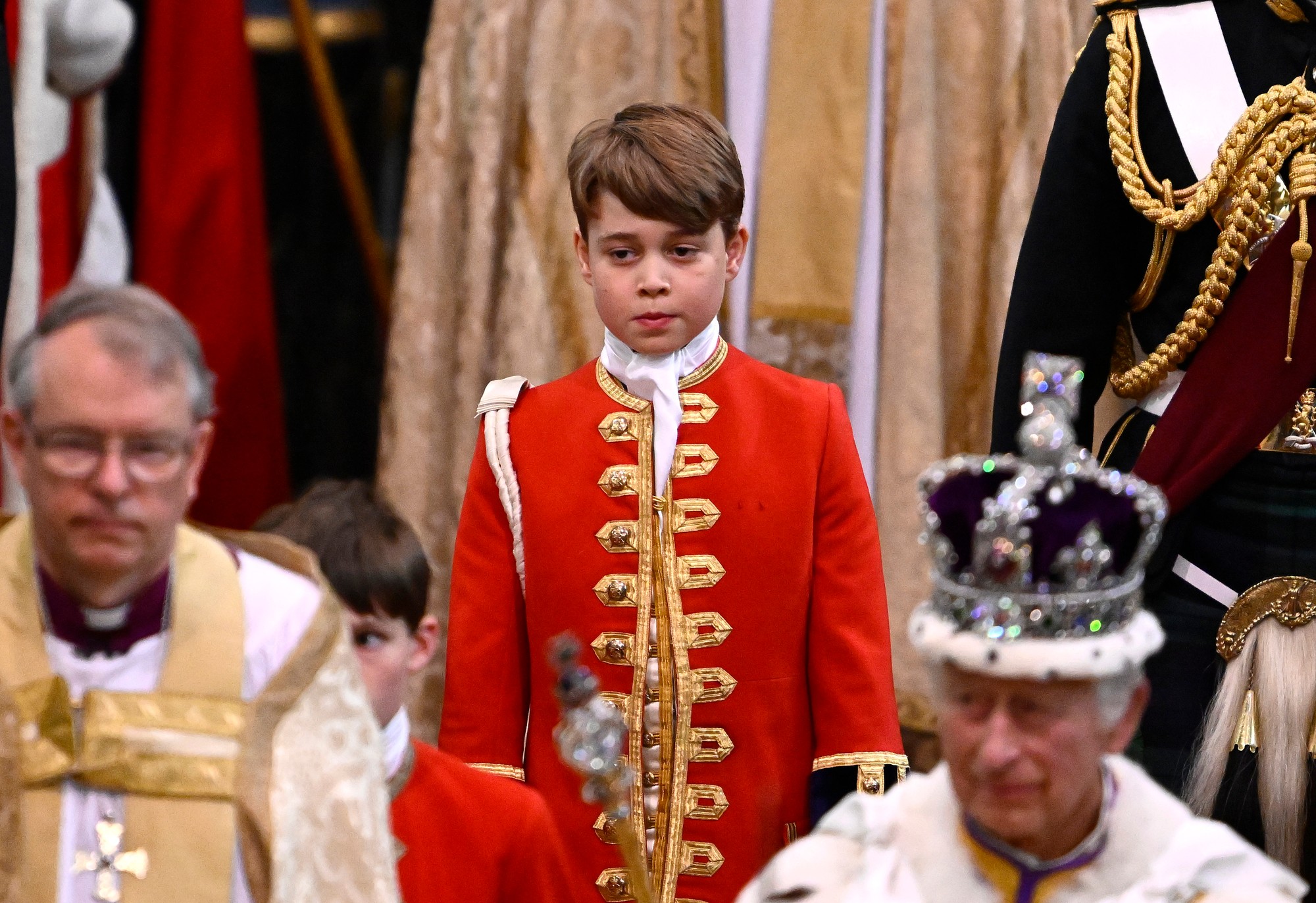 Korunovácia Karola III. v Londýne - princ George.