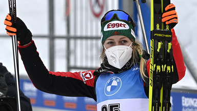 PŚ w biathlonie: pierwsza wygrana Hauser, 21. miejsce Hojnisz-Staręgi
