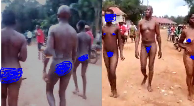 Pastor, wife, and daughter walk totally naked in public to imitate Adam and Eve