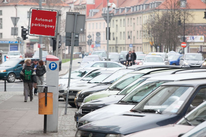 Strefa parkowania w Poznaniu