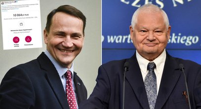 Minister pogratulował prezesowi Glapińskiemu premii. Pokazał swój pasek