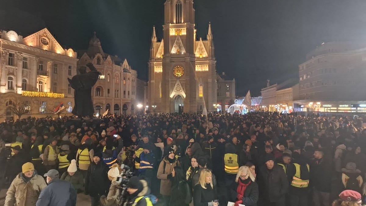 Novi Sad studenti protest