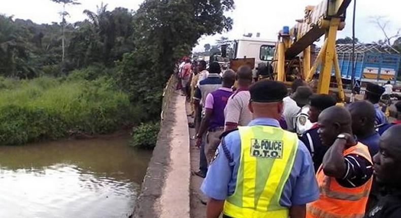 5 persons die as car plunges into canal in Kogi/Illustration. [Punch]