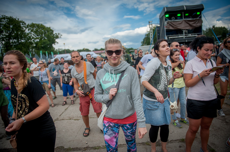 Publiczność ostatniego dnia Ostróda Reggae Festival 2014