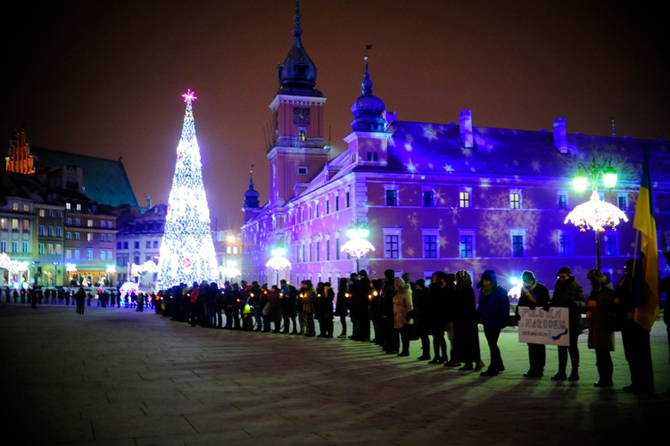 Manifestacja Solidarni z Ukrainą