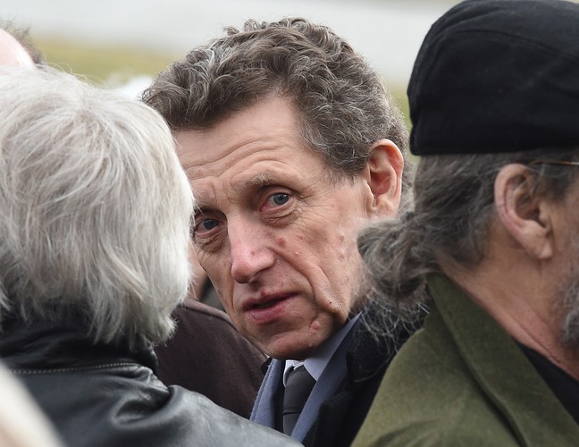 Ambasador Francji w Polsce Pierre Buhler podczas pogrzebu Andrzeja Żuławskiego