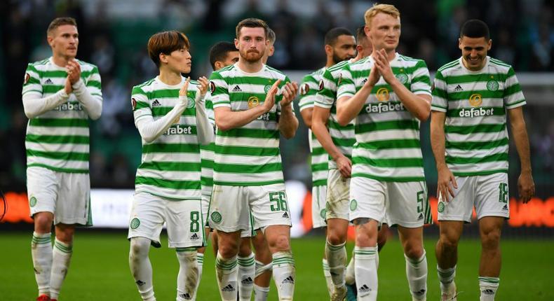 Celtic stretched their winning run to four games Creator: ANDY BUCHANAN