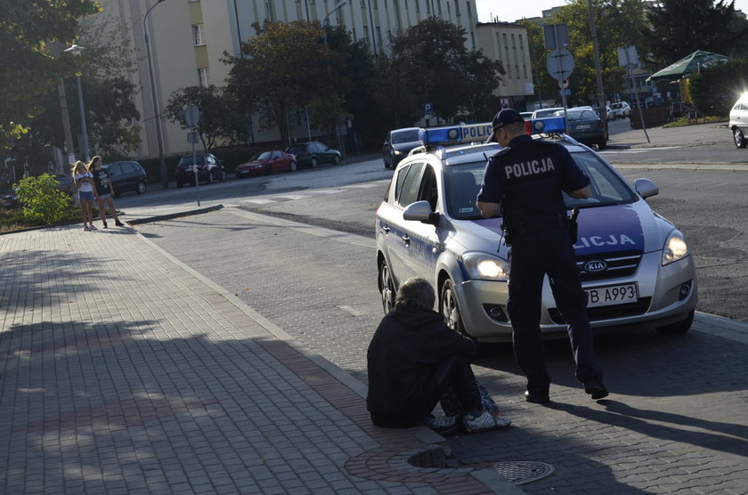 Zapalił się... od papierosa