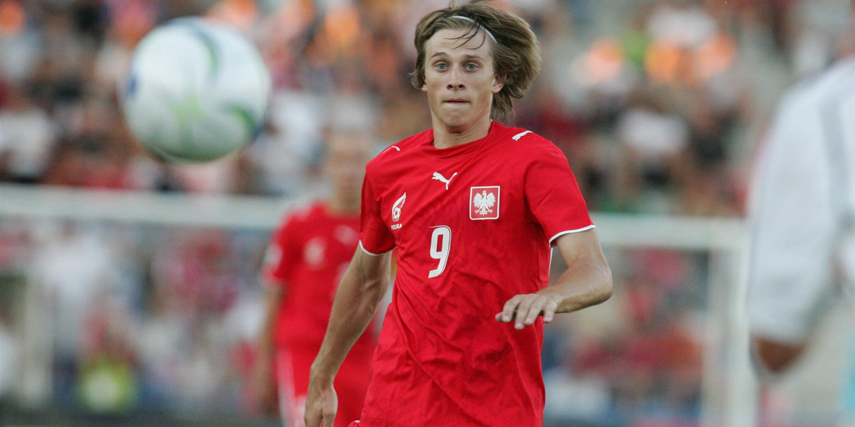 Rok 2006 i Andrew Konopelsky podczas mistrzostw Europy U-19. W reprezentacji Polski grał z numerem dziewięć. 