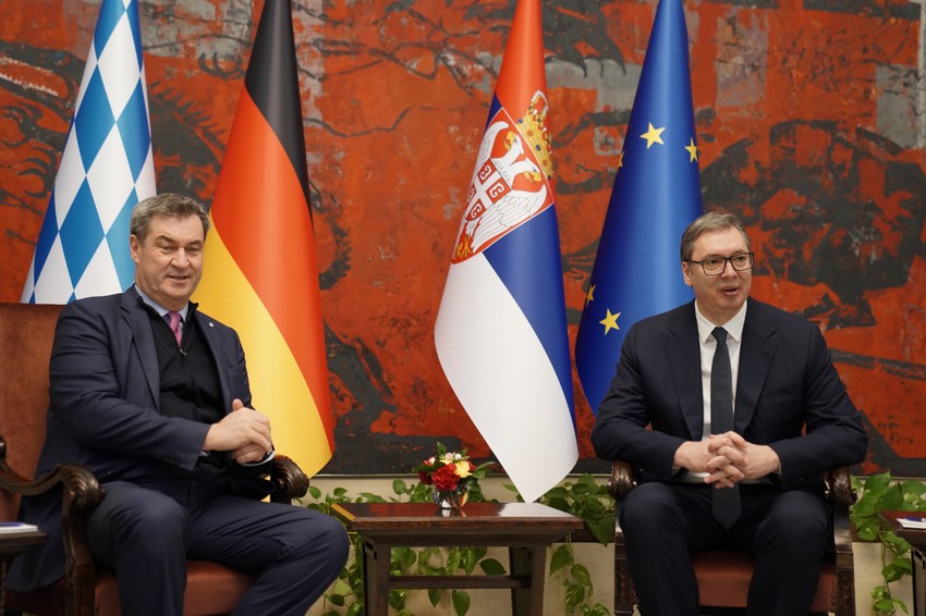 Aleksandar Vučić i Markus Zeder