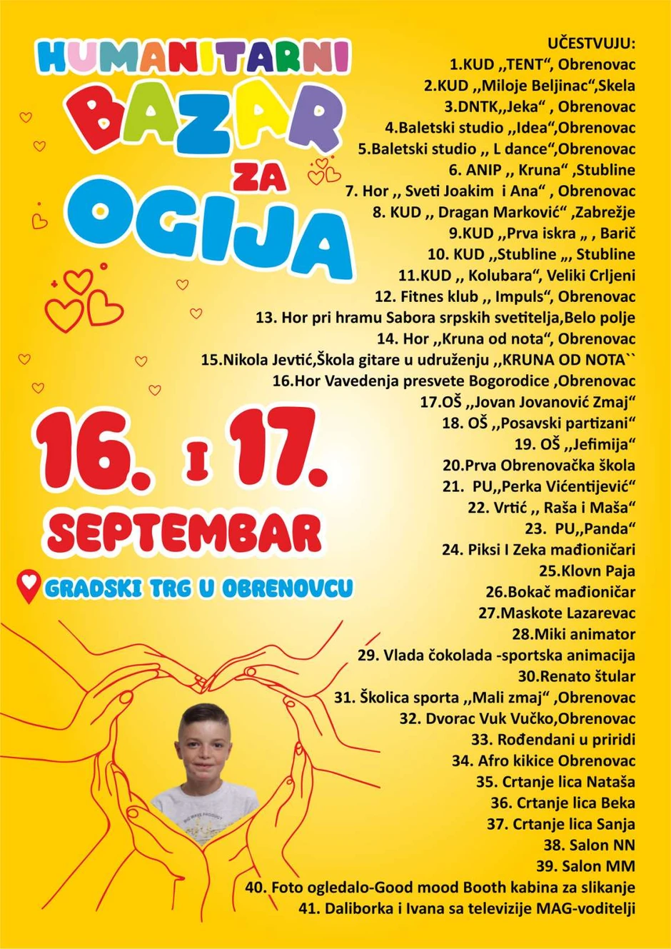 U programu humanitarnog bazara sutra i prekosutra u Obrenovcu je veliki broj učesnika