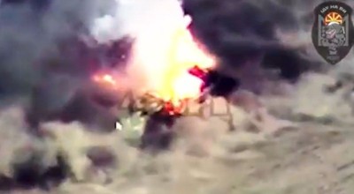 Cenny 'rosyjski HIMARS' zniszczony z pomocą drona z Polski! Jest nagranie z obwodu kurskiego