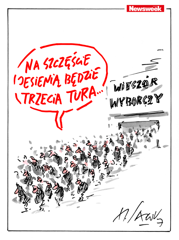 sawka trzecia tura wybory