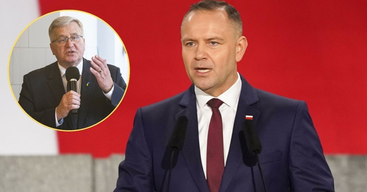 Bronisław Komorowski has advice for Karol Nawrocki. He talks about the "temptation to suck up"