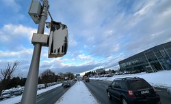 Fotoradar rekordzista zniszczony. Konkolewski: Mam przykrą wiadomość dla sprawcy