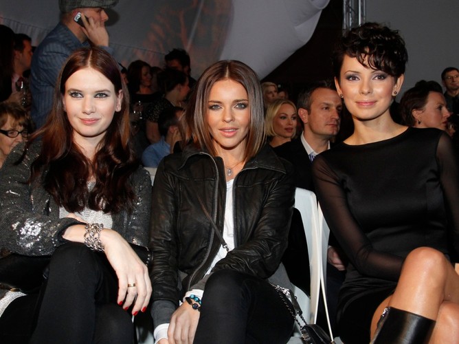 Dorota Gardias z Karoliną Malinowską i Edytą Herbuś.