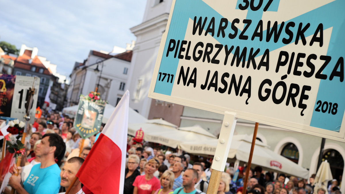 Warszawa: ruszyła pielgrzymka do Częstochowy