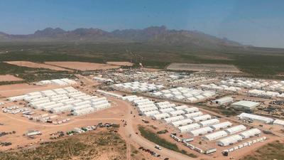 An aerial view of Fort Bliss' Doa Ana Village in New Mexico is seen Friday, Sept. 10, 2021.
