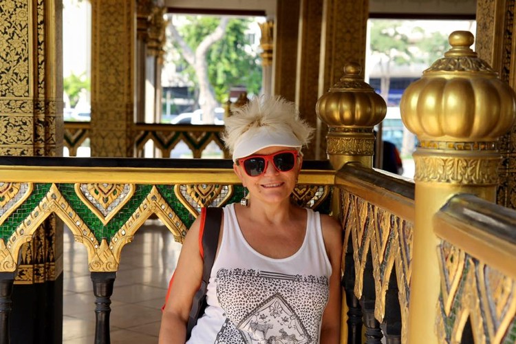 Małgorzata Ostrowska na wakacjach w Tajlandii