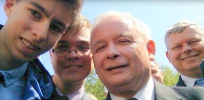 Zobacz selfie Kaczyńskiego