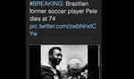 CNN: "Nie żyje legendarny Pele!"