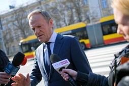 Przewodniczący PO Donald Tusk