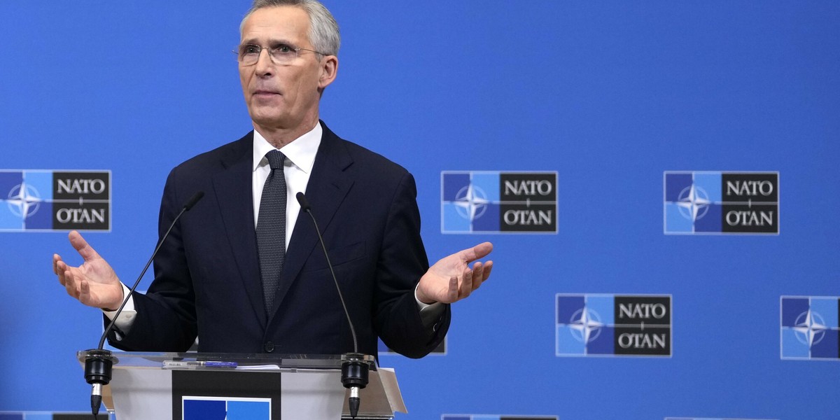 Sekretarz generalny NATO Jens Stoltenberg.