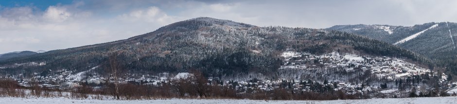 Panorama na Uklejne