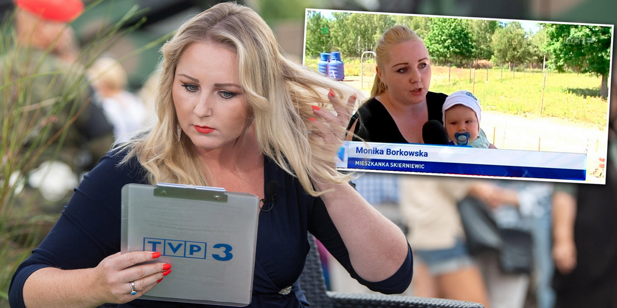 "Przypadkowa" rozmówczyni TVP to teraz dziennikarka. Kim jest Monika Borkowska?