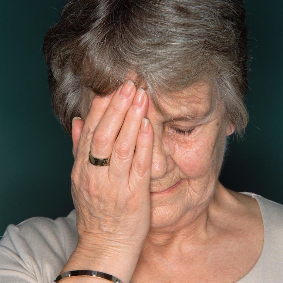 Az idős asszony súlyos betegségben szenved/ fotó: Thinkstock